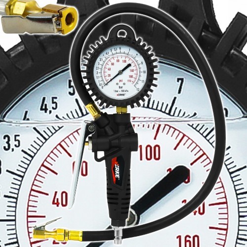 VERKE PISTOLET DO POMPOWANIA PROFESSIONAL MANOMETR VERKE V81267
