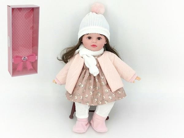 Adar Lalka dziewczynka zima z dziękiem 40 cm w pudełku 526242