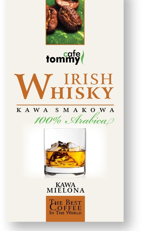 Tommy Cafe Kawa smakowa Irish Whisky mielona KSIW150MI
