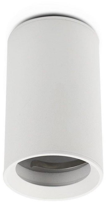 v-tac Oprawa V-TAC Aluminiowa GU10 Okrągła Natynkowa Tuba Biała 60x100mm VT-807