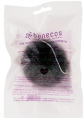 Benecos Gąbka do mycia twarzy - Natural Konjac Sponge Bamboo