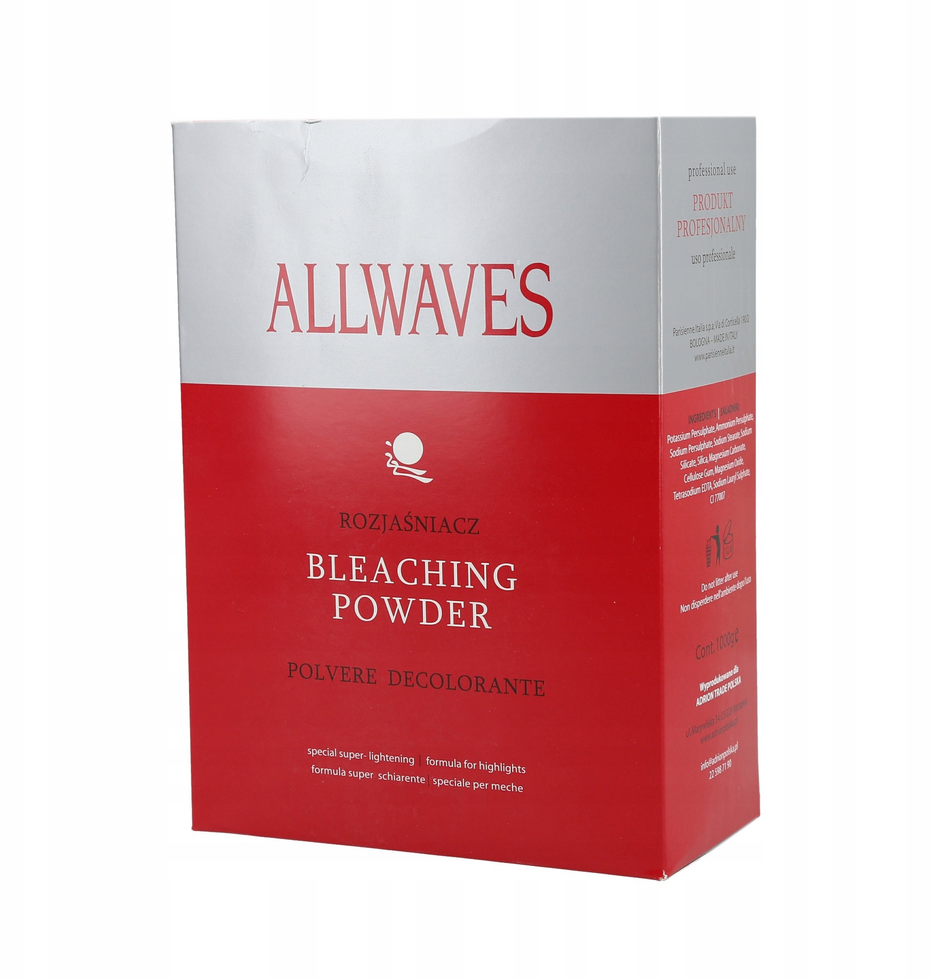 ALLWAVES Bleach Powder Rozjaśniacz Do Włosów 1000g
