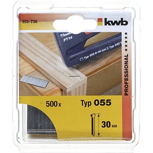 kwb KWB gwoździe, bóle głowy, średnica około 2 MM, bardzo mocny drut ze stali nierdzewnej, typ 055/355, ostrze C, 355  730