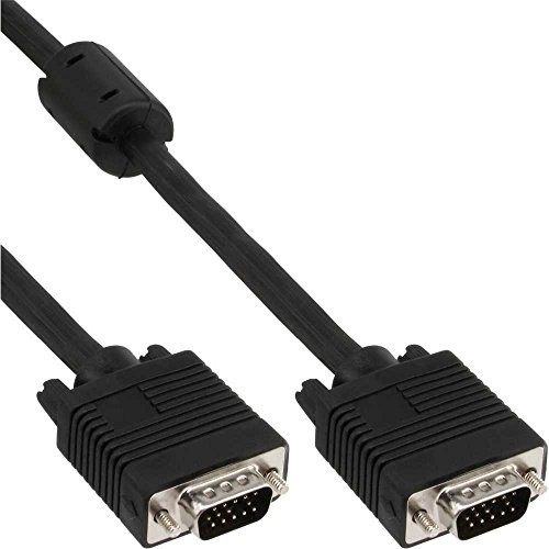 InLine 17723B S-VGA, 15-biegunowa wtyczka HD/wtyczka, czarna, 7 m 4043718086832
