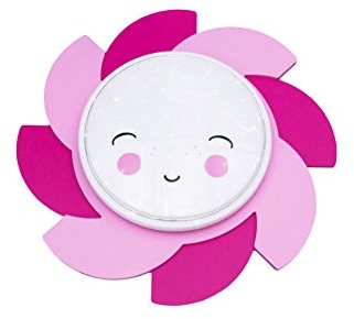 Elobra Lampa sufitowa przeciwsłoneczne Siri Smile Star Light-efekt Różowy Różowy 137437