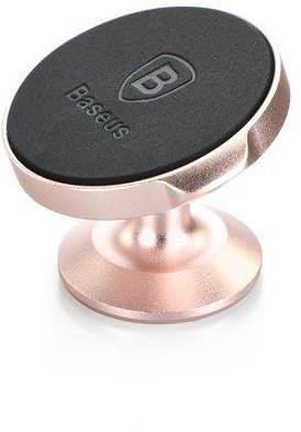 Baseus Small Ears Magnetic - magnetyczny uchwyt samochodowy (różowe złoto) 57649