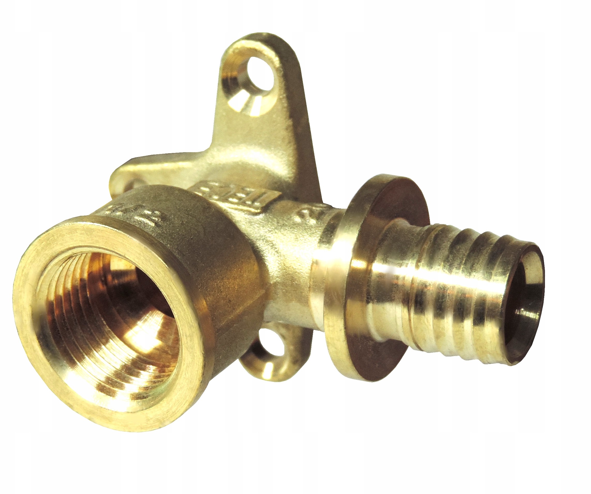 Tece Kolano Ścienne Mosiężne Gw 16x1/2''