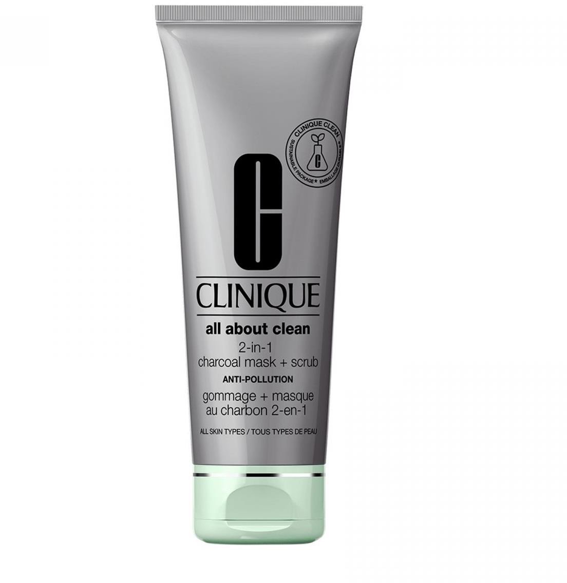 Clinique Cliqnieu All About Clean 2-in-1 Charcoal Mask + Scrub 100ml 106847-uniw