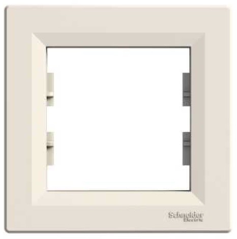 Schneider Asfora ramka pojedyncza kremowa EPH5800123