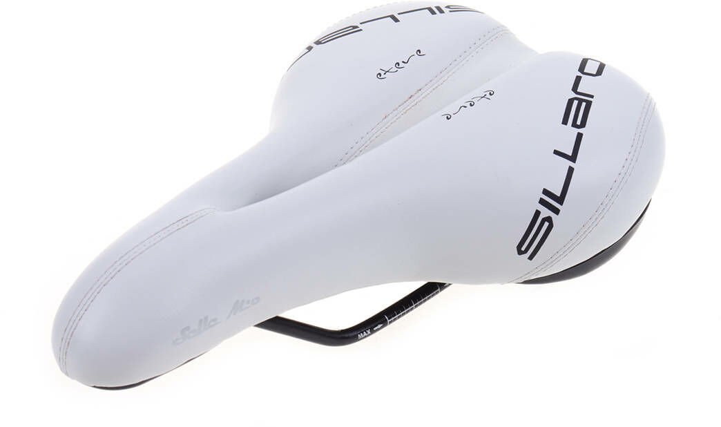 Selle Mio Siodło Mio SILLARO ETERE SM-7300 H-C trekking białe z otworem 320147