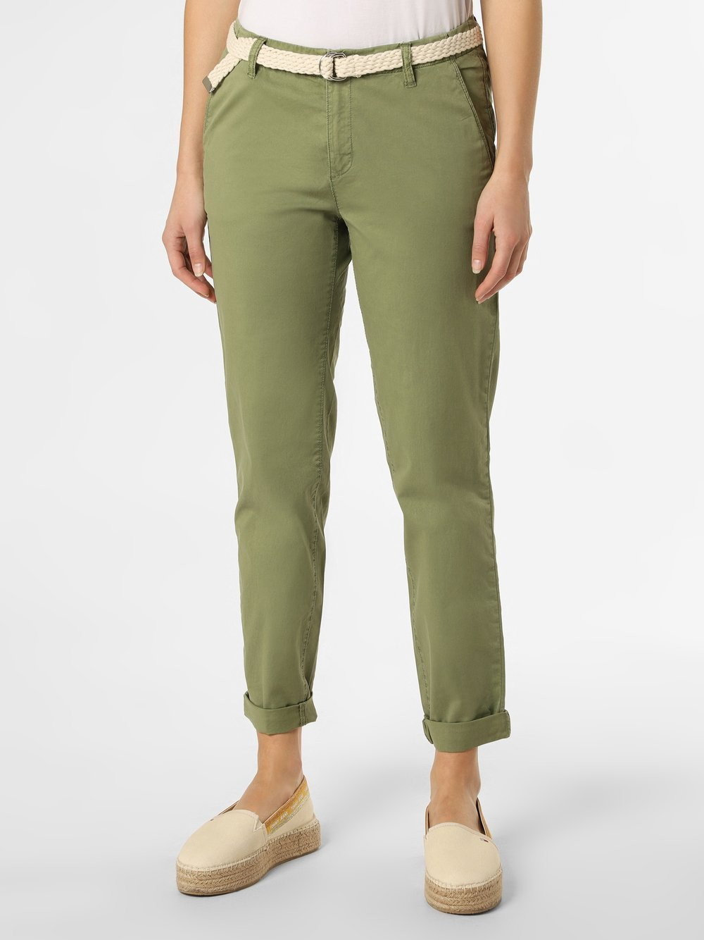 Esprit Casual Casual - Spodnie damskie, zielony