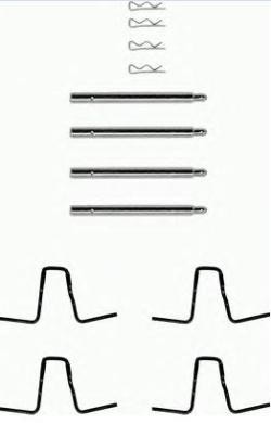 BREMBO Zestaw akcesoriów, klocki hamulcowe A 02 278