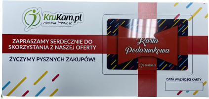 Karta podarunkowa 100zł - wysyłka tradycyjna