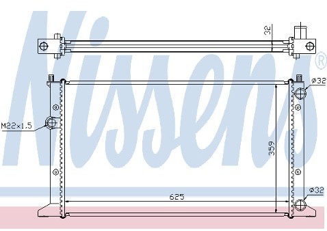 NISSENS Chłodnica 65266