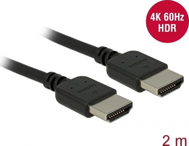 Delock Kabel HDMI HDMI 2m czarny 85217 85217