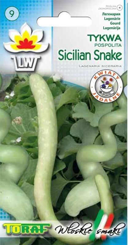 Toraf Tykwa Sicilian Snake nasiona kwiatów 10szt 01756