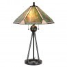 Clayre & Eef Lampa Witrażowa Stołowa Tiffany A
