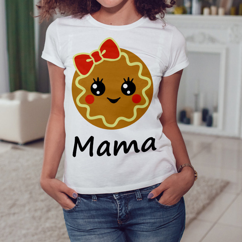 Poczpol Mama - ciasteczko świąteczne - koszulka damska 42099-G