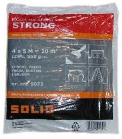# różni dostawcy Folia malarska ochronna gruba 4x5 m 238B-26162_2012083017305