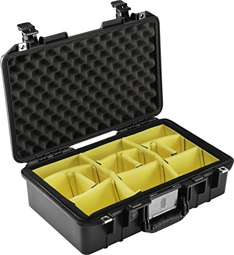 Peli 1485 Air walizka z przekładkami, czarna 014850-0040-110E
