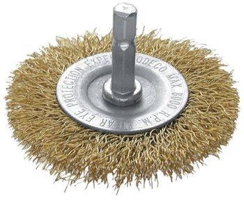Modeco Szczotka tarczowa do szlifierki kątowej z trzpieniem o średnicy 65mm marki Expert MN-69-172 4941
