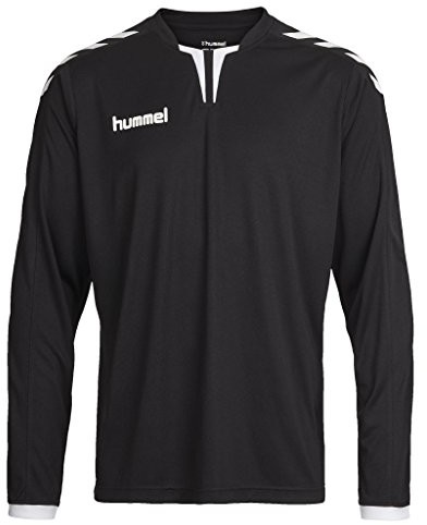Hummel Core koszulka sportowa męska, z długim rękawem, z dzianiny poliestrowej, czarny, XL 04-615-2001_Black_XL