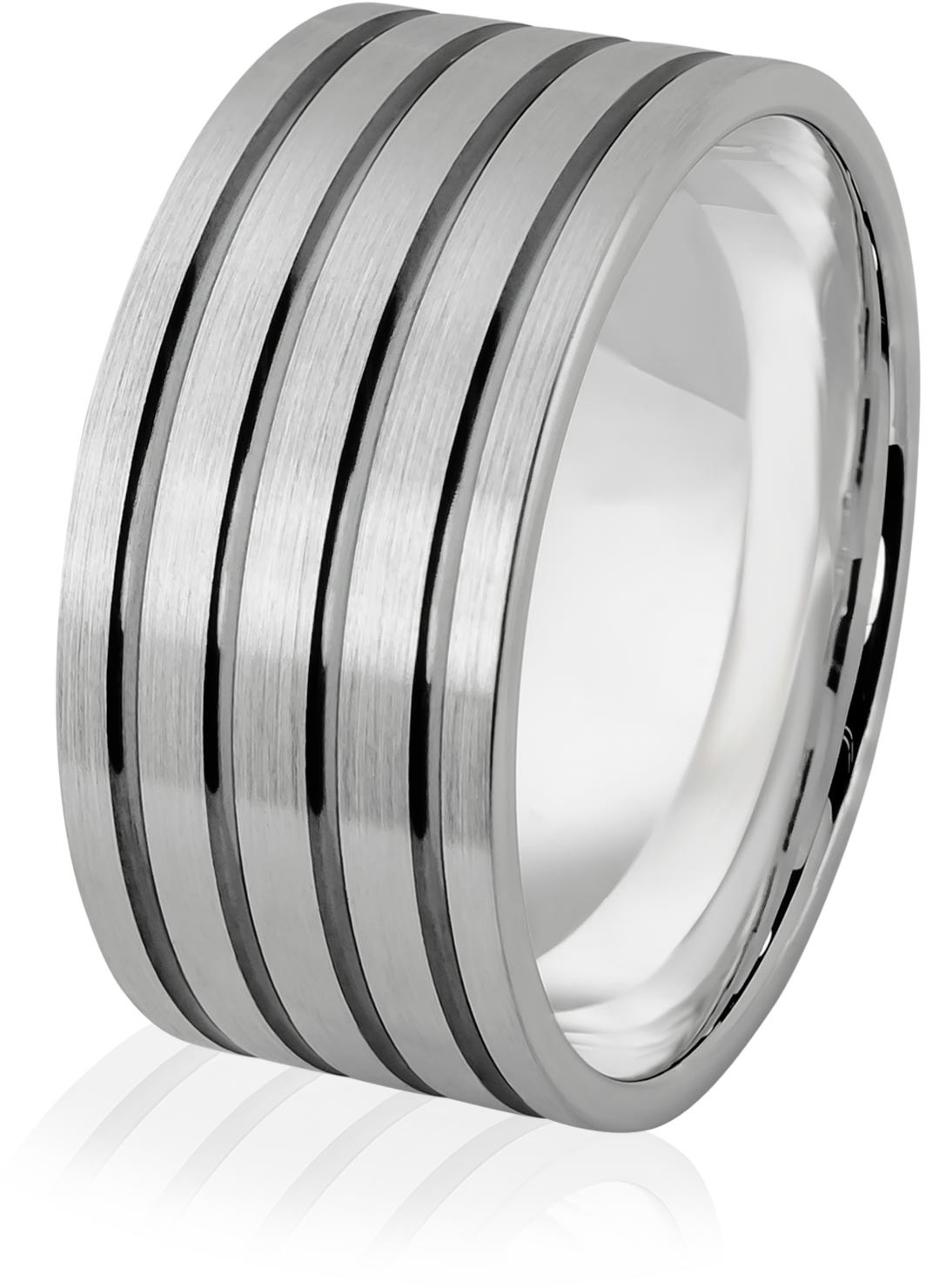 Eminence Obrączka srebrna męska szeroka - wzór Ag-382 Ag-382