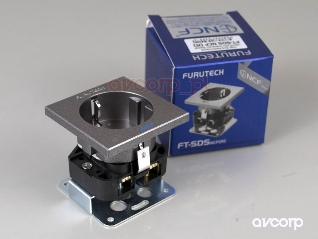 Furutech FT-SDS (R) NCF - gniazdo montażowe schuko (EU) FT-SDS (R) NCF (MH7E2ZM/A MH8J2ZM/A)