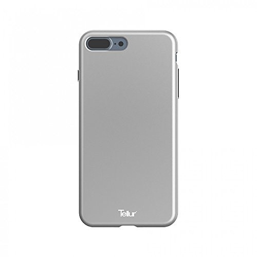 Tellur Premium Cover miękkie solidne połączenie do Apple iPhone 7 Plus, metaliczny szary TLL118504