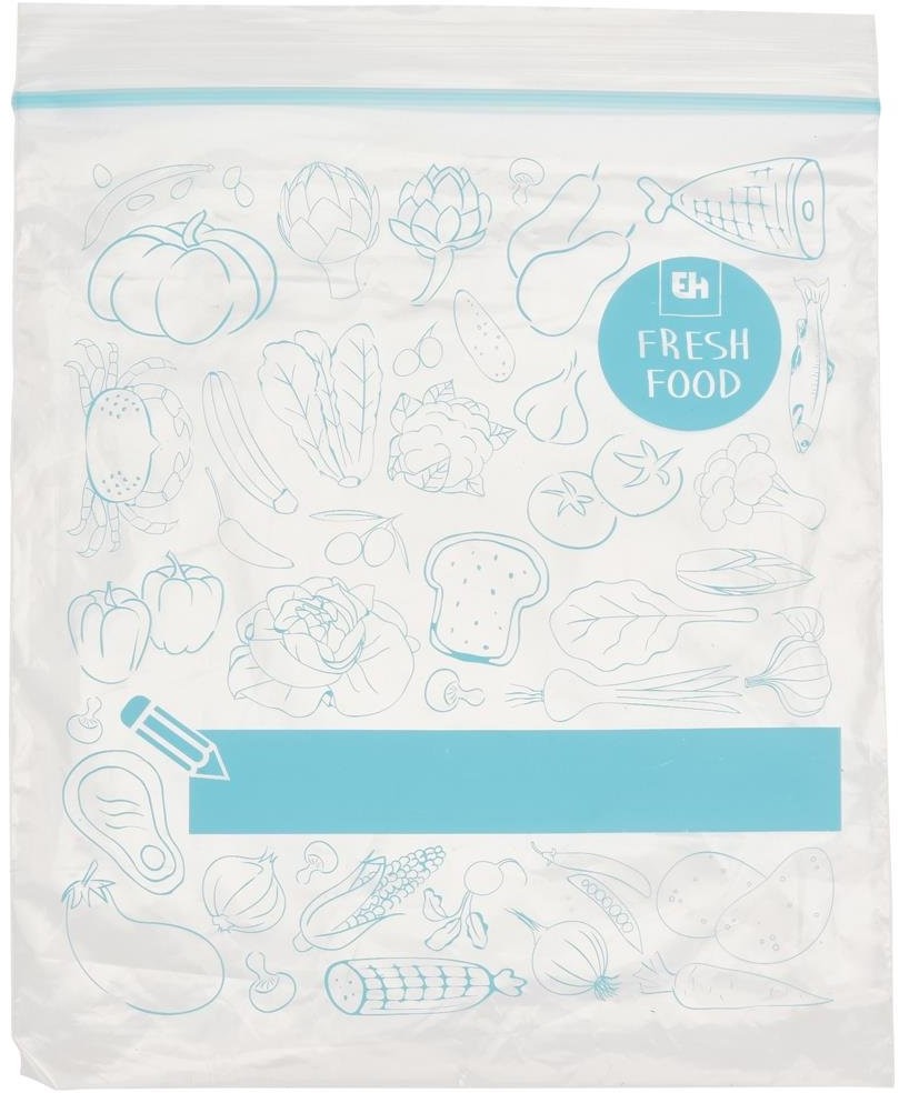 EH Excellent Houseware Worki woreczki torebki strunowe do przechowywania żywności 20 x 1L 124022