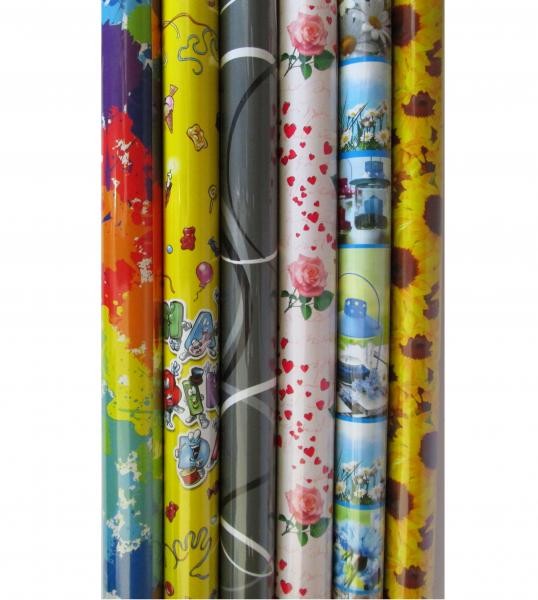 Herlitz Papier w rolce 2/0,7m mix 60 sztuk)