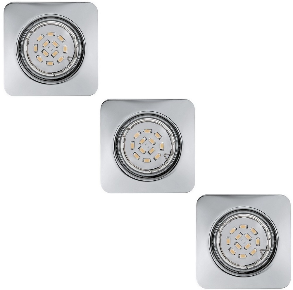 Eglo 78228 - ZESTAW 3xLED Oprawa wpuszczana PENETO 3xGU10/5W/230V
