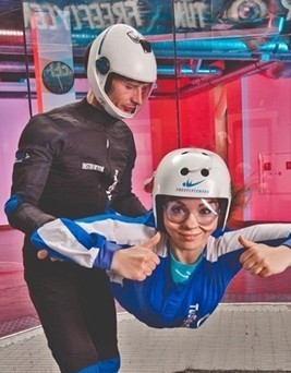 Lot w tunelu aerodynamicznym  Leszno P0001261