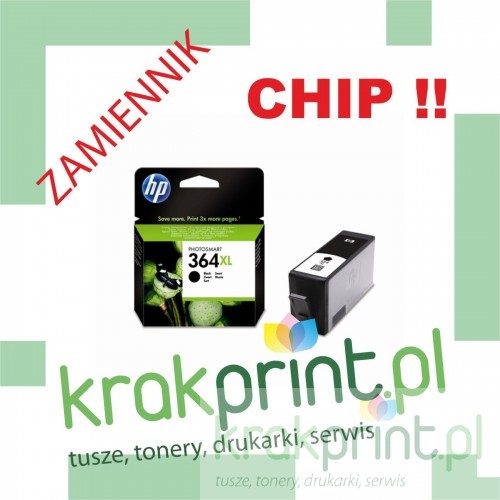 eMPe Tusz Zamiennik z Chipem CB321EE MPHP364XLB) Black MPHP364XLB