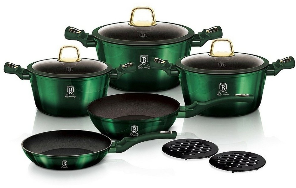 Berlinger Haus 10-częściowy komplet kuchenny Emerald Collection