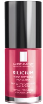 La Roche-Posay Silicium Color Care lakier do paznokci odcień 18 Rose Vif 6 ml