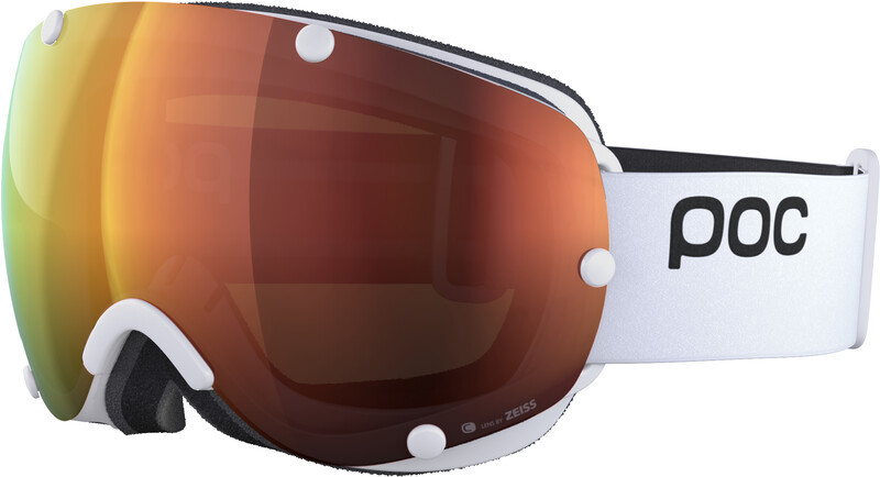 POC Lobes Clarity Gogle, hydrogen white/spektris orange 2020 Gogle narciarskie PC401238265ONE1