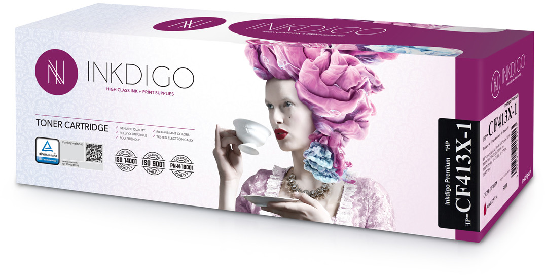 Inkdigo Toner INKDIGO do HP CF 413X Magenta