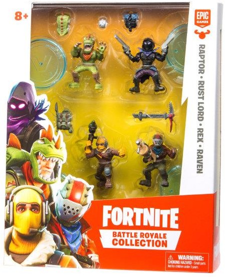 Epee EP FORTNITE 4-pack figurek z akces Legendary Squad 63508 mix