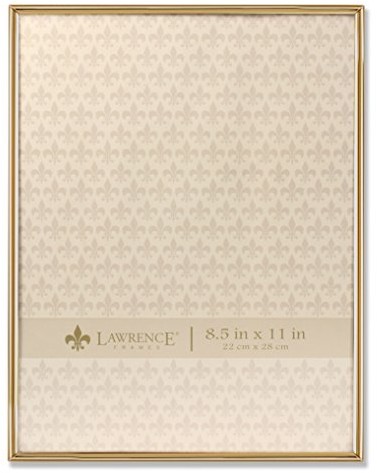 NA Lawrence Frames Lawrence Frames 8,5 x 11 prosta złota metalowa ramka zdjęcia 670081