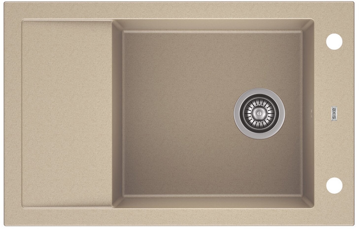 AXIS GROUP Zlew A-Point 40 1-komorowy beż