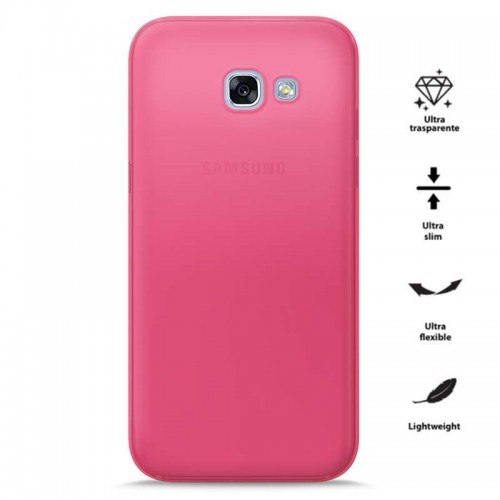 PURO 0.3 Nude - Etui Samsung Galaxy A3 (2017) (Fluo Pink) SGGA31703NUDEPNK