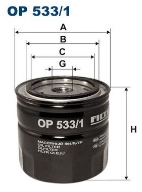 Filtron OP 533/1 FILTR OLEJU