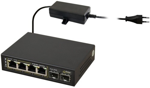 PULSAR Switch PoE 6-portowy do 4 kamer IP SFG64 SFG64