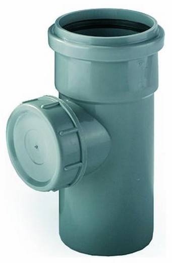 Pipelife Rewizja do kanalizacji wewnętrznej 110 mm szara 3496100225