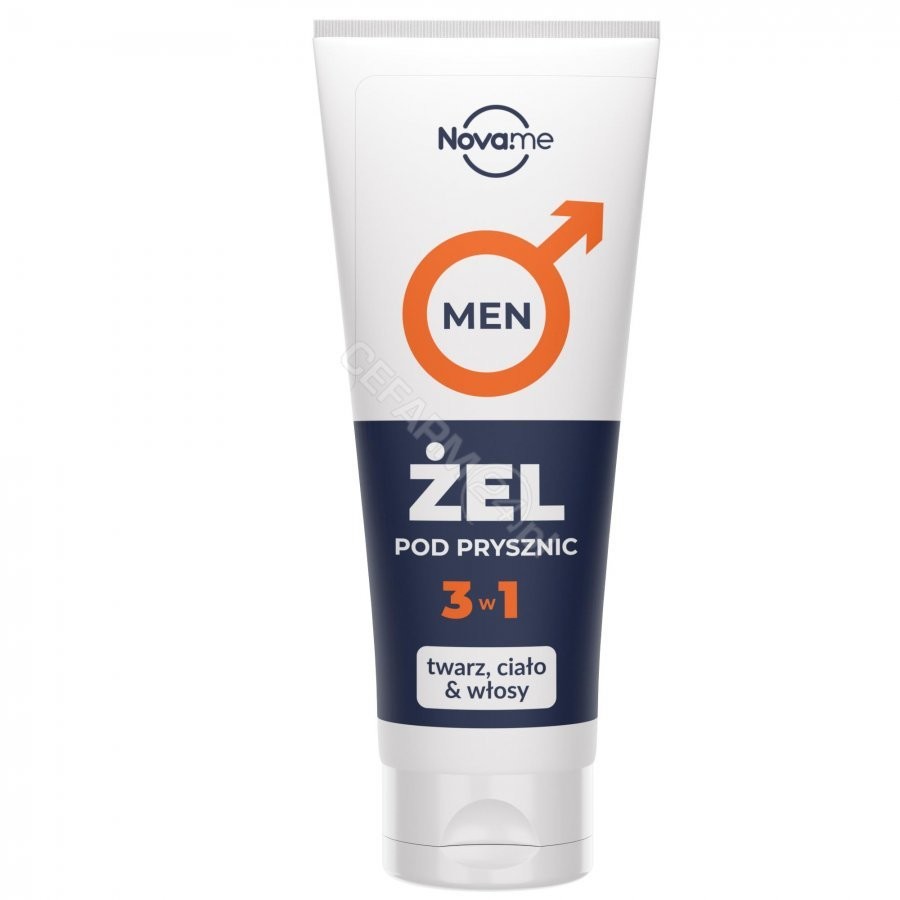 EQUALAN PHARMA EUROPE SP. Z O.O Novame Men żel pod prysznic 3w1 250 ml 7084451