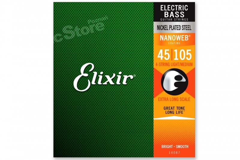Elixir 14087 Medium (45-105) NW Extra Long Scale