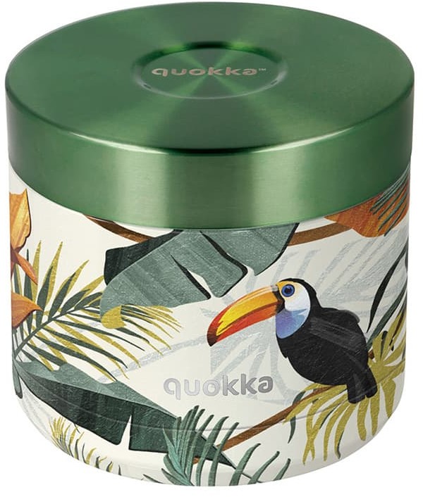 Quokka Whim Food Jar Lunchbox termiczny termos obiadowy 600 ml Tropical)