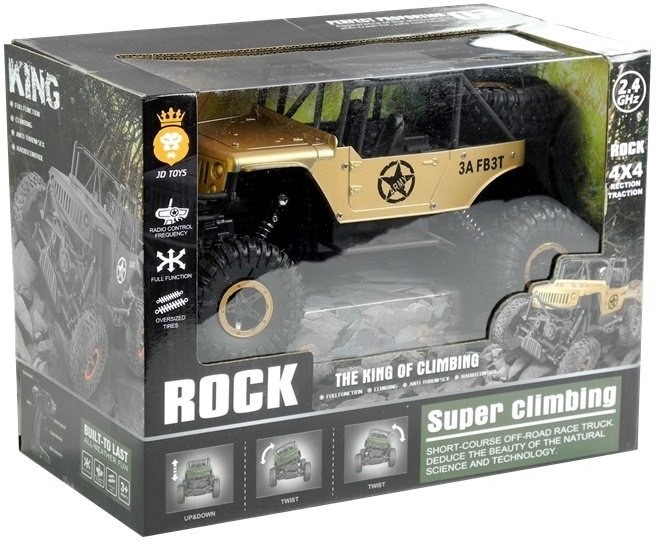 Import Jeep R/C 1:18 Złoty 4394
