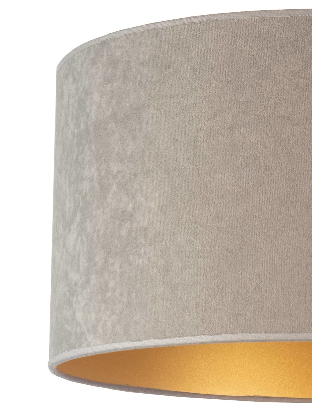Euluna Lampa sufitowa Golden Roller 60 cm szara/złota